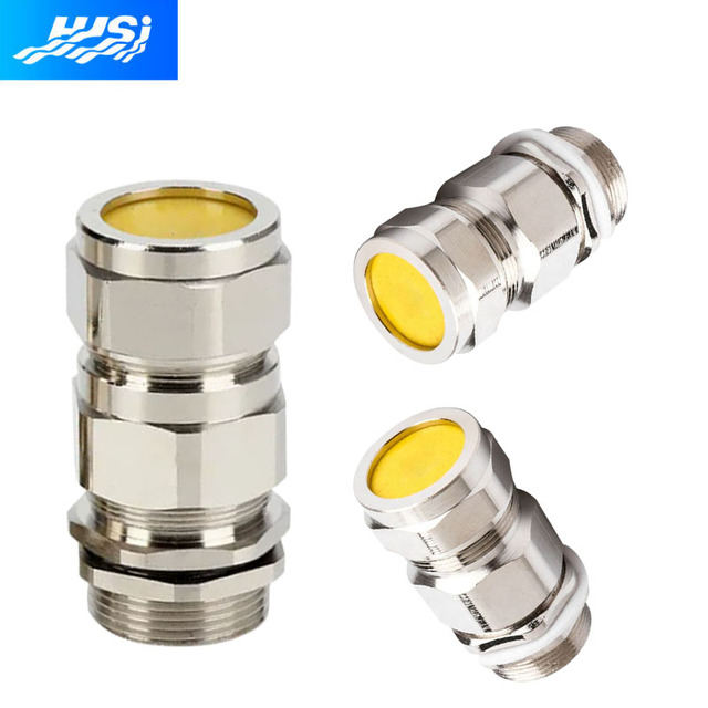 High/Low Voltage Stainless Steel Armoured Explosion-proof ATEX Cable Gland IP66 Waterproof Single Seal Cable for Industrial Use