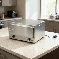 Four de camping tout-terrain 130W 12V DC en acier inoxydable 304 avec isolation en fibre de verre, cuisinière portable 180°C 2,2KG toutes saisons