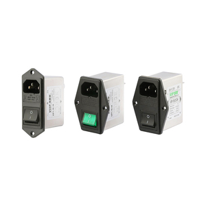 Módulo de entrada de energía de filtro EMI 10A de VIIP Filtro de enchufe de entrada rápido simple con redes RFI LC RC - Product Image 5