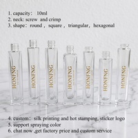 Flacon de parfum portable mini de voyage, vide, rechargeable, vaporisateur atomiseur