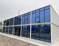 Maison conteneur préfabriquée détachable de 20 pieds en acier léger, pliable, mini-maison mobile, villa, maison modulaire