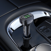 Hoco NZ11 Guide PD 72W chargeur de voiture avec 4 ports de type 2C + 2A allume-cigare pratique pour une charge rapide et facile