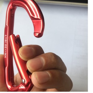 Mosquetón Tipo D 22KN de Aleación de Aluminio 7075, Accesorio para Escalada y Aparejos - Product Image 3