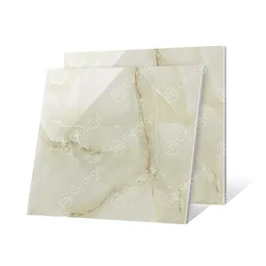 China Glossy White Glazed Marble Price 600x600mm Porcelain Polished Ceramic Floor Tiles 60x60 Impression Marble Ceramic Tiles