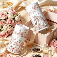 Boîte cylindrique en papier personnalisée de luxe, impression sur mesure, OEM ODM, pour emballage de cosmétiques, bougies et cadeaux