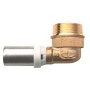 Connettore Curvo Maschio IBP 1/2x16 per Tubi Multistrato, Componenti per Sistemi HVAC - Product Image 1