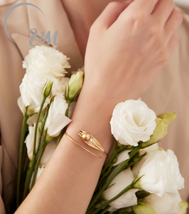 VM JEWELRY-Bracelet de luxe minimaliste en or 18 carats/argent 925 pour anniversaire de mariage ou usage quotidien. - Product Image 2