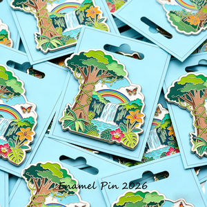 Broche en métal émaillé 3D complexe, personnalisée, de style dessin animé, fabriquée par un fabricant OEM - Product Image 4