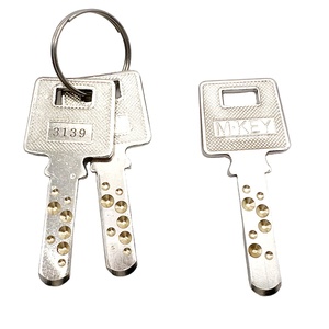 Serrure à cylindre de sécurité ignifuge en alliage de zinc avec 1 clé principale pour ouverture d'urgence et 2 clés utilisateur - Product Image 2