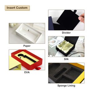 Boîte à bijoux de luxe magnétique en forme de <span class=keywords><strong>livre</strong></span> pour bébé, avec emballage en lin et ruban - Product Image 5