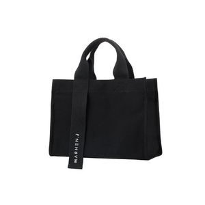 High Quality Durable Advanced Custom logo Pattern Canvas Tote <b>Bag</b> With Embroidered Shoulder Strap - Product Image 3