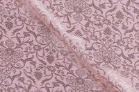 Tissu brocart poly éco-responsable, doux et brillant, motif floral abstrait, idéal pour sacs et robes ethniques de cérémonie pour filles