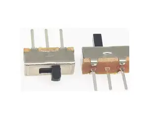 SS12D00 SS12D00G3 Interruptor ON-OFF mini Interruptor deslizante 3pin 1P2T Interruptor de palanca de 2 posiciones Longitud del mango: 3MM/4MM/5MM/6MM