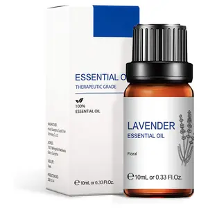 100% reine natürliche therapeut ische Qualität, Aroma therapie Beruhigendes entspannendes ätherisches Lavendelöl