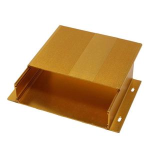EBM Mounted Extrusion Aluminum Heat Sink <b>Enclosure</b> IP54 Rated Customized Split Electronic Metal Junction Box Powder Coated - Product Image 5