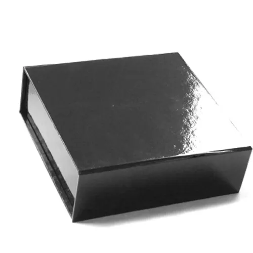 Geneschenkbox in Buchform mit mehrfarbigem Band und Magneten individueller Druck starre Geschenkbox