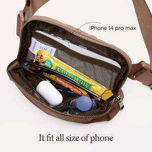 Extérieur Néoprène Étanche Randonnée Cyclisme Courir Ceinture Taille Sac Sport Fanny Pack avec Porte-Bouteille <span class=keywords><strong>d</strong></span>'<span class=keywords><strong>Eau</strong></span> Mode Violet <span class=keywords><strong>Vert</strong></span> - Product Image 3