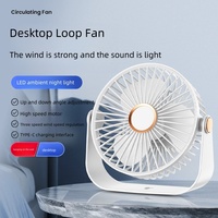 Vente en gros Ventilateur de refroidissement Ventilateur portable à batterie USB Ventilateur de table de bureau rechargeable Ventilateur à main