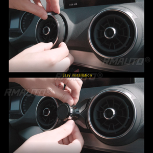 Soporte Magnético Giratorio 360° para GPS y Teléfono Móvil, para Audi Q2 SQ2 2018-2020, Montaje en Rejilla de Ventilación - Product Image 4