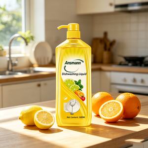 Liquide <span class=keywords><strong>vaisselle</strong></span> écologique Ansmann parfum agrumes, formule douce, rinçage rapide, détergent de cuisine <span class=keywords><strong>pour</strong></span> <span class=keywords><strong>vaisselle</strong></span> et fruits, 15-30% - Product Image 3