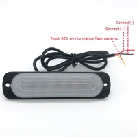 6LED Blitzlicht 18 Modi Blitzlicht Seiten lichter DC 12V 24V LED Lampe LKW SUV Pick Up Autozubehör Blitzlicht