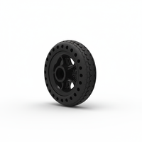 Nedong Ventes Flash : Pneus TPE 6x1.8 à structure alvéolaire, ne crevent jamais, noirs, pour tondeuse robot Gardena