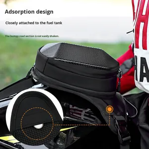 HESHI donna/borsa da uomo polifunzionale da ciclismo borsa luminosa sportiva da esterno da vita impermeabile alla moda borsa da sella da moto - Product Image 6
