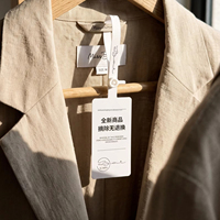 Étiquettes de sécurité anti-retour personnalisées pour vêtements avec scellé plastique blanc à boucle unique à usage unique pour l'emballage de vêtements et de prêt-à-porter en détail