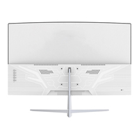 Moniteur de bureau LED incurvé FHD/QHD 2K/4K, vente chaude, ODM/OEM d'usine, 75/100/165/180 Hz, 22/24/27 pouces, moniteur de jeu plat pour PC