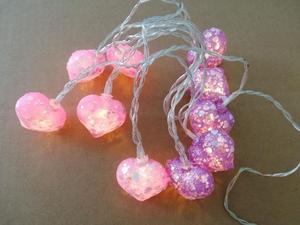 Pin Màu Hồng Hình Trái Tim Ánh Sáng Chuỗi Cổ Tích LED Đám Cưới Tình Yêu Trang Trí Đèn Treo Đảng Nhà Đèn Cho Phòng Ngủ Tường - Product Image 4