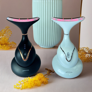 Masseur facial pour le visage et le cou, <span class=keywords><strong>appareil</strong></span> de beauté masseur de visage et de cou de thérapie par la <span class=keywords><strong>lumière</strong></span> rouge - Product Image 1
