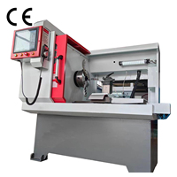 GookiiTech - Torno CNC de Alta Precisión y Resistencia con Mandril de Tres Mordazas, 220V/380V, para Reparación de Llantas de Automóvil, Corte de Diamante, Llantas de Aleación