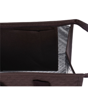 Grande Capacità di Consegna Cibo Impiegato Tessuto Non Tessuto Asporto Isolamento Foglio di Alluminio dispositivo di Raffreddamento del Ghiaccio Termico Box Carry Bag - Product Image 6