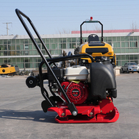 Compacteur à plaques manuel de 85 kg avec 2 tonnes de force d'excitation, utilisation flexible, moteur à essence Honda