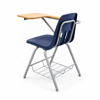 Chaise d'auditorium moderne pour étudiants universitaires avec panier porte-documents pour salles de cours et séances de travail de groupe sur campus – Vente en gros