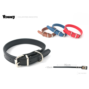 Collar de PU Ajustable y Duradero para Mascotas, con Logotipo, 3.0*60CM, Diseño Sólido, Estilo Moderno y Simple para Entrenamiento - Product Image 1