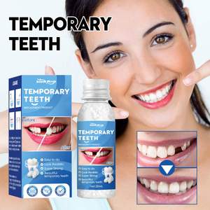 Kit de remplissage dentaire temporaire South Moon : Produit de remplacement dentaire en gutta-percha modifiée, <span class=keywords><strong>colle</strong></span> de réparation <span class=keywords><strong>pour</strong></span> dents manquantes ou cassées - Product Image 3