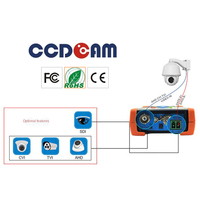 Testeur de caméra Ipc3500 Testeur de vidéosurveillance Testeur de moniteur Moniteur vidéo Test vidéo analogique