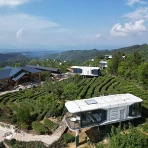 Capsule spatiale transparente de luxe pour le glamping avec vue sur la montagne du désert, hôtel intelligent, <span class=keywords><strong>location</strong></span> de <span class=keywords><strong>vacances</strong></span> unique - Product Image 5