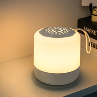 Lampe de chevet LED simple en ABS, commande tactile, lumière chaude à intensité variable, rechargeable par USB, pour la décoration de la chambre à coucher et du bureau, 3000 mAh