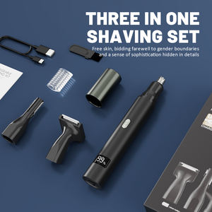 Trimmer per il naso da uomo 2025 professionale USB ricaricabile indolore per sopracciglia e rimozione peli facciali con motore potente - Product Image 3