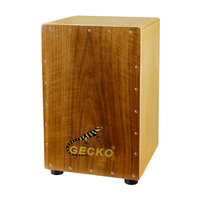 Gecko CL10 Full Size Cajon Drum Steel String Percussion Instrument Wood Professional Musical Instrument Cajon Box Drum with Bag