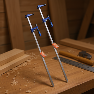 Abrazaderas de barra tipo F de 36 pulgadas de apertura, de acero inoxidable, con capacidad de carga de 600 libras para carpintería - Product Image 2