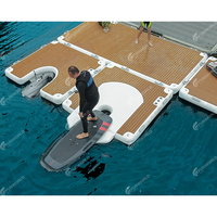 Plateforme de stationnement flottante gonflable antidérapante en EVA pour Efoil et Jet Ski, multi-berges commerciales pour yachts