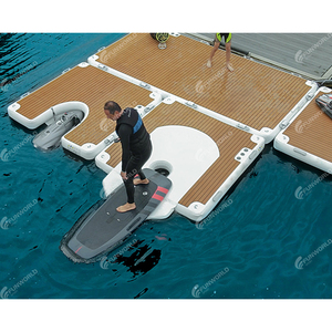 Plateforme de stationnement flottante gonflable antidérapante en <span class=keywords><strong>EVA</strong></span> pour Efoil et Jet Ski, multi-berges commerciales pour yachts - Product Image 4
