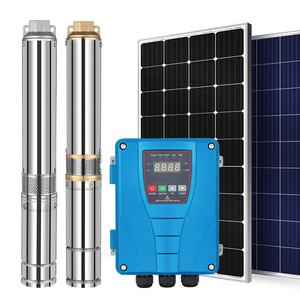 관개용 4 인치 1HP 72V 대형 유량 스테인레스 스틸 DC 수중 태양열 펌프 - Product Image 1