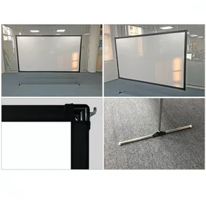 Foldable Portable Outdoor Front Movie Screen Big Screen 16:9 Portable 80-120 Inch Polyester Projector
