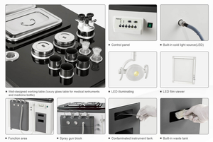 יחידת טיפול מחיר/כיסא חולה חשמלי, מערכת אנדוסקופיה, אביזרי קציר עבור מרפאת otolaryngologist - Product Image 4