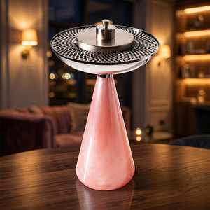 Luxury Stainless Steel Bakhoor Incense Burner <b>Decorative</b> Resin Base Oud Incense Meditation Prayer Wellness Aromatic <b>Summer</b> - Product Image 2