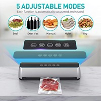 95kPa 135W 30cm 8L/min 4L Tank ecran tactile cuisine alimentaire machine sous vide soudeuse emballage alimentaire